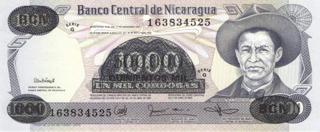 500.000 Cordobas 1987